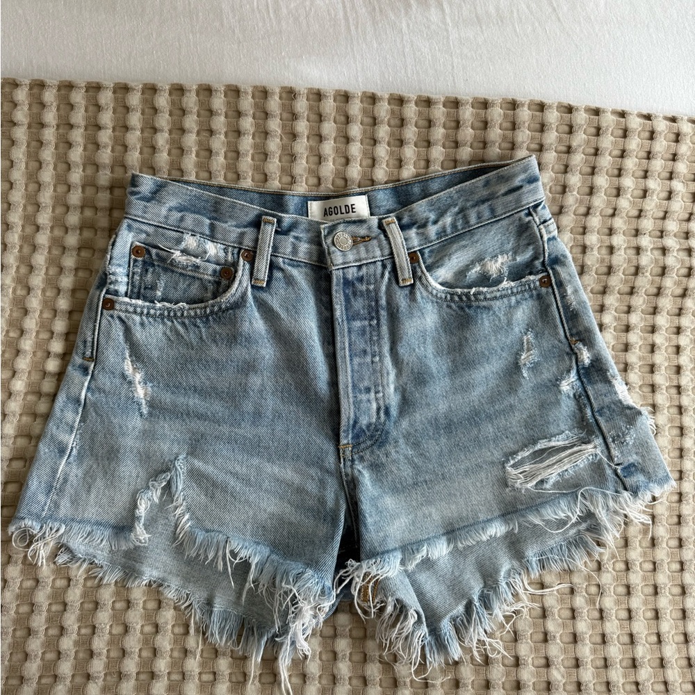 AGOLDE Women’s Parker Vintage Cut Off Shorts - Size 24